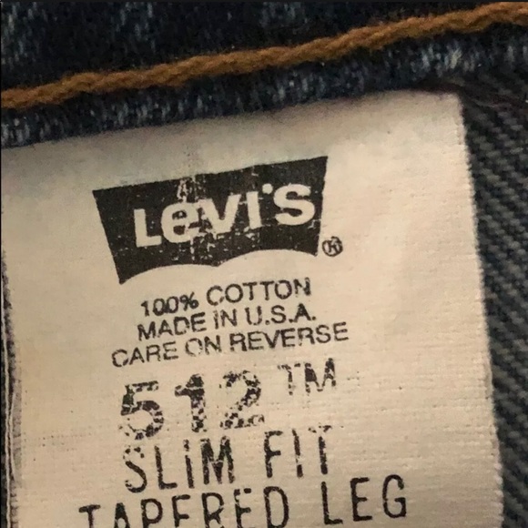 Vintage Levi's 512 High Rise Mom Jeans Slim Fit Tapered Leg 9 Long - Picture 4 of 13
